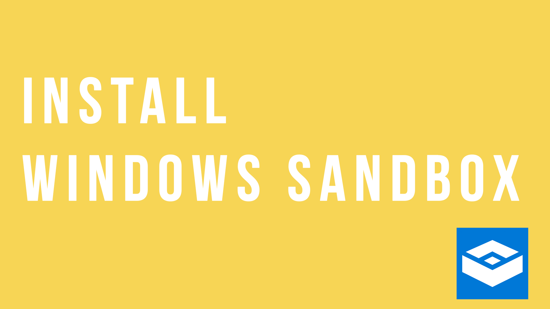 windows sandbox