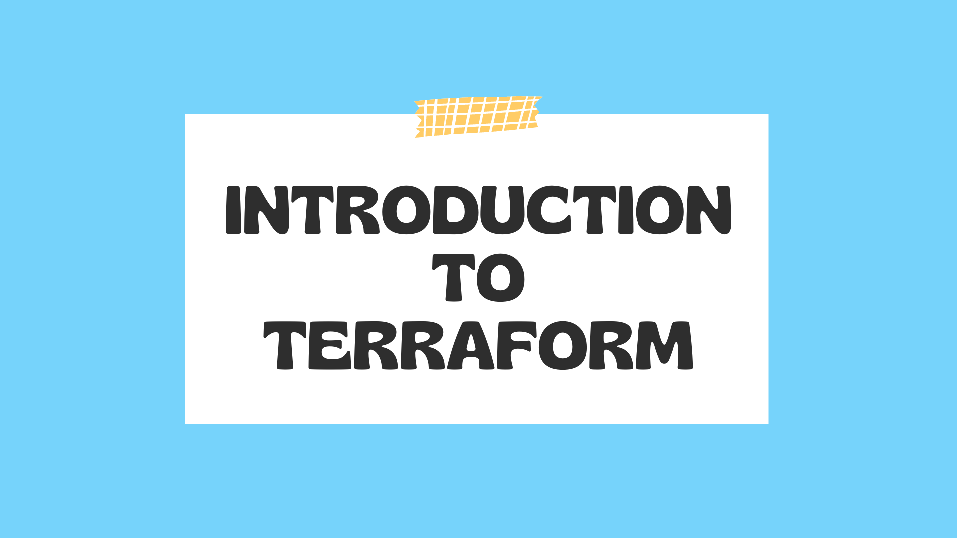 introduction-to-terraform