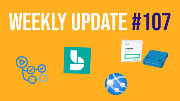 Weekly Update #107 - Exam objectives, Availability Zones, GitHub Actions, Business cards