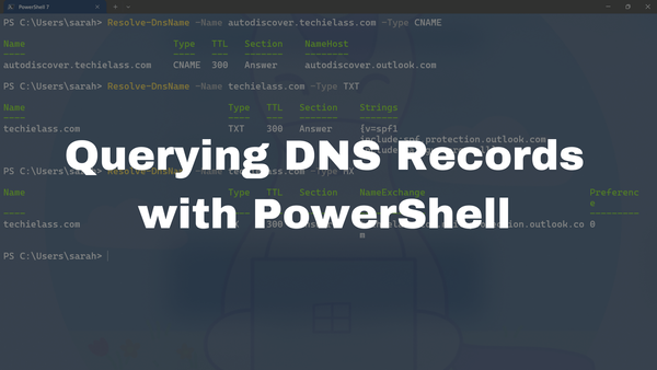 Querying DNS Records with PowerShell